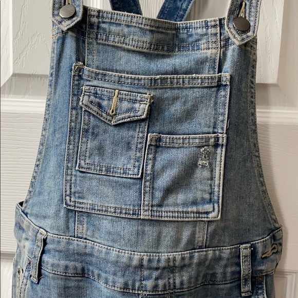 NWOT Free People Perfect Brady Denim Overalls - Picture 5 of 8